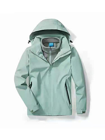 冲锋衣定制 高端冲锋衣男士秋冬季 抹茶绿色高端冲锋衣